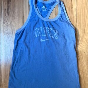 Nike Women’s Cotton Racerback Tank Top Size Small Light Blue
